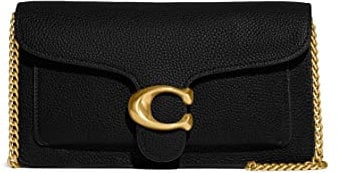 COACH Tabby Chain Clutch, LH/Black, Links/Schwarz, Einheitsgröße