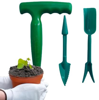 Strumento per piantare seminatrici – Spandiconcime a Mano – Dispenser Portatile per seminatrice, Strumento per Semina Semina, Utensili manuali