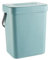 Poubelle à Compost de Cuisine 3L, Petite Poubelle Suspendue, Caddie à Compost de Cuisine avec Poignée et Couvercle Amovible (Bleu)