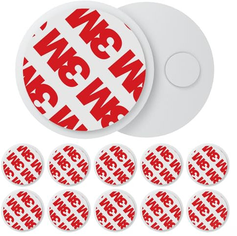Wisualarm Rauchmelder Magnethalter,Maganetic Kleben,Magnete für Rauchmelder bohrfreie Montage (10 Stück)