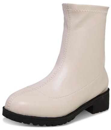 Stivaletti Bambina Invernali Stivali da Donna al Ginocchio Texani Marroni Stivali Texani Donna Bianchi Alti Stivali Estivi Donna con Tacco Stivaletto Nero Donna Basso Cowboy Boots