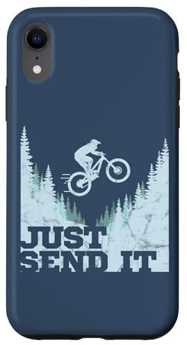 Cool DH Bike Park Enduro MTB apparel design for bikers Case for iPhone XR