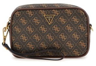 GUESS Torino Small Necessaire Brown/Ochre