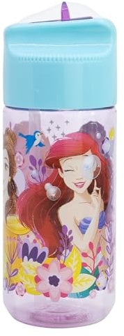 Stor BOTTIGLIA RIUTILIZZABILE IDRO REALIZZATA IN ECOZEN DE 430 ML | PRINCIPESSA COURAGEOUS HEART