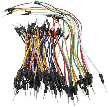 EJPPDHCO 65Pcs/lot Flexible Solderless Breadboard Jumper Wire Male to Male Plug DIY Test Leads 12CM 16CM 20CM 24CM