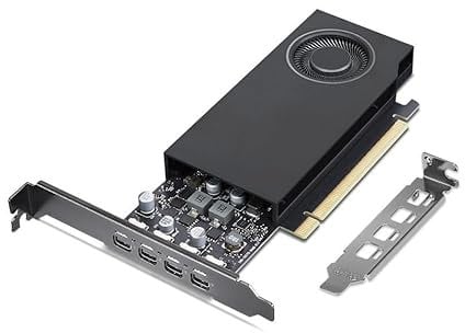 Lenovo NVIDIA RTX A1000 Graphic Card - 8 GB GDDR6-4 x Mini DisplayPort - Mini DisplayPort