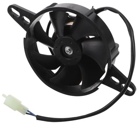 Alipis ventilador del enfriador de aceite pequeño radiador motor del ventilador del radiador ventiladores electronicos refrigerador deportivo ventilador de enfriamiento el plastico Negro
