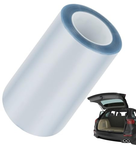 Pellicola protettiva per auto – trasparente PU Car Scratch Wrap | Cuttable Vernice Protection Film | Imballaggio semplice per pannelli di porte, bagagliaio, paraurti e soglia | Scudo superficie della