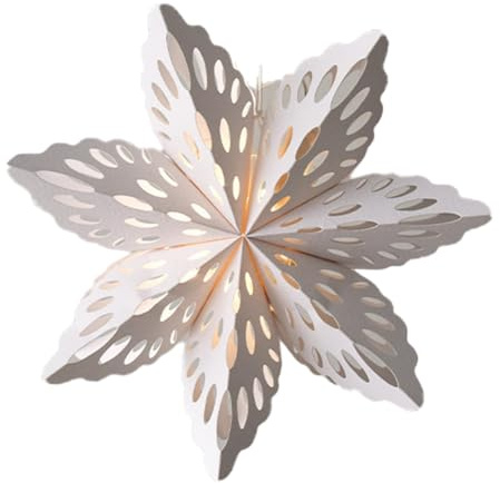 Bosiyrggrl Eco-Friendly LED Paper Star Lantern -Christmas Decorations Fairy Lights Shop Window Decoration Pendant C