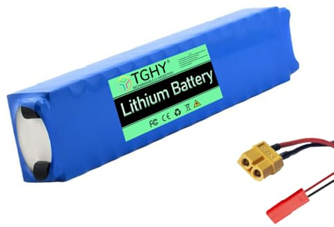 TGHY Batterie Lithium 36 Volts pour Trottinette électrique Pliable, 36 V 6 Ah ou 7,5 Ah, Batterie Rechargeable Li-ION pour Moteur de Trottinette électrique de 270 W et Moins.,36v 7.5ah,XT60+JST 2
