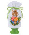 VERVACO Zählmusterpackung Eierwärmer Gezählter Kreuzstich Stickpackungen Ostern DIY Basteln Erwachsene Kreativ Set ca. 9 x 10 cm Stickset für Anfänger Handarbeit Zubehör Geschenkset