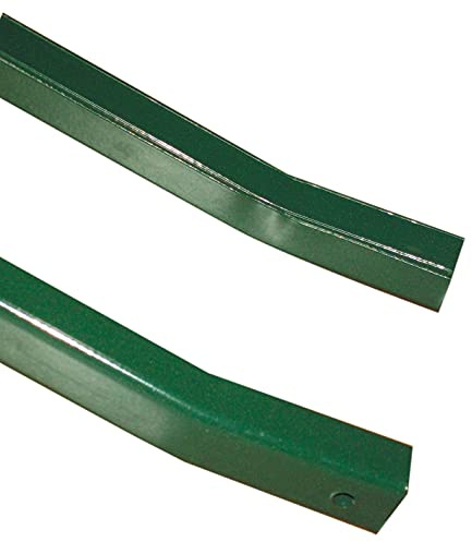 SAETTA PER RECINZIONI PLASTIFICATA VERDE H cm. 200 mm.25x25x3 - 10 PZ