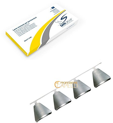 SAFE GROUP LAME STERILIZZATE PER IPERCHERATOSI N 2,5 ACCIAIO INOSSIDABILE (80pz)