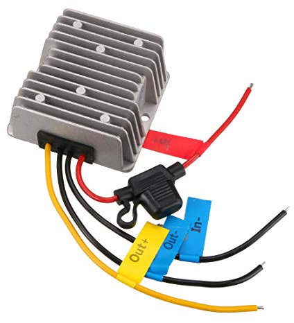 Sourcingmap DC 12V to DC 19V 6A 114W Imperméable Puissance Survolteur Convertisseur Régulateur f Notebook