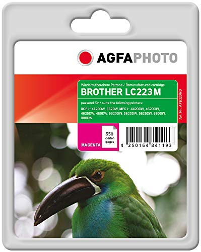 AgfaPhoto APB223MD Remanufactured Tintenpatronen Pack of 1, 13.5 x 10.8 x 2.3