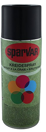 SparVar Kreidespray Karton 6 x 400ml Schwarz