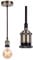 JING Vintage ,Industrial Antique Brass Ceiling Rose, Braided Flex E27 Lamp Holder,Suspended Ceiling Pendant Light Fitting-