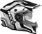ROCC 781 Motocross Helm (Black/White,M)
