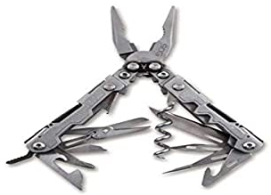 SOG Erwachsene POWERLITRE-Bead Blast Multitool, Silber, 12,5 cm
