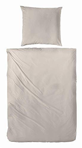 Hahn Thomas Perkal-Bettwäsche | 077 beige - 135 x 200
