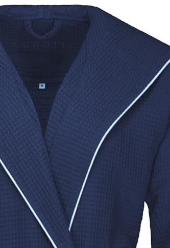 bugatti Herren Bademantel Tizian Marine blau M