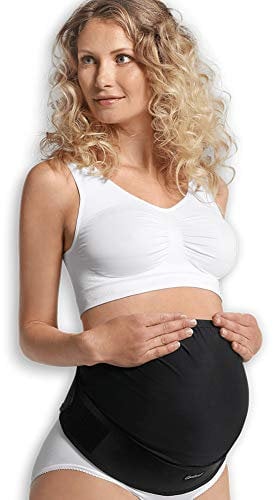 Carriwell Ceinture de Soutien Grossesse Deluxe Réglable | Ceinture de Soutien Abdominale Élastique & Respirante | Soulage les Douleurs Lombaires | Confortable, S’adapte à l’Évolution du Ventre | L/XL
