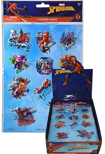 Spider-Man Jumbo Stickers - Extra Large Raised Stickers