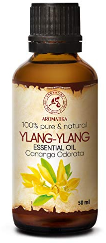 Huile Essentielle Ylang Ylang 50ml - Cananga Odorata - Pureet Naturelle - Huile Naturelle d'Ylang-Ylang pour la Peau & Cheveux - Massage - Diffuseurs et Des Bougies de la Maison