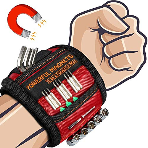 Idee Regalo Uomo Bracciale Magnetico - Regali Natale Originali Gadget Utili Accessori Fai Da Te, Regalo Uomo Papà Lui Compleanno, San Valentino per Lui, Festa del Papà, Calendario Avvento da Riempire