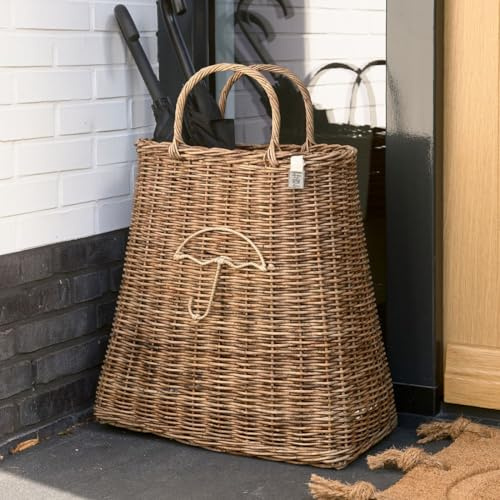 Rivièra Maison - Rattan Paraplhouder N01 - Natürlich aus R02 - Rattan 48x26x63 cm