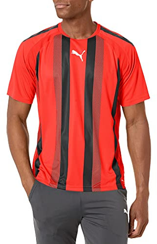 PUMA Herren Teamliga Jersey T-Shirt, Rot/Schwarz/Weiß, XX-Large