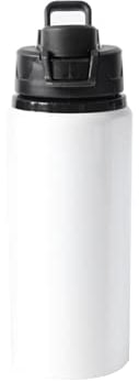 MR.R 20oz Sublimation Blanks Black Color Cap Big Mouth Aluminum Water Sport Bottle 600ml