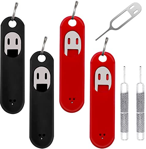 Lot de 6 outils de retrait de carte SIM, outil d'ouverture de plateau de carte SIM, éjecteur d'aiguille, compatible avec tous les iPhone, Apple, iPad, HTC, Samsung Galaxy, téléphone portable