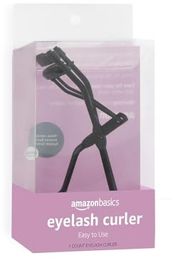 Amazon Basics Eyelash Curler, Easy to Use, Black