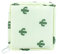 Sanitary Napkin Storage Bag Menstrual Cup Pouch Portable Pads with Zipper Feminine Menstruation First Period Bags for Teen Girls Women Ladies. (White - Cactus)