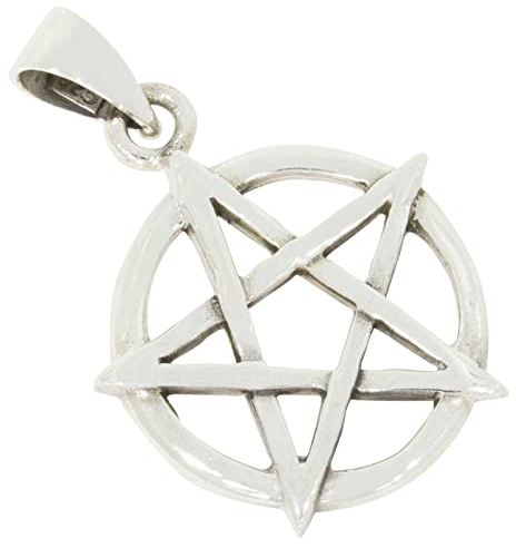 AFP Anhänger Pentagramm Gothic Schmuck 925 Sterling Silber AS-813