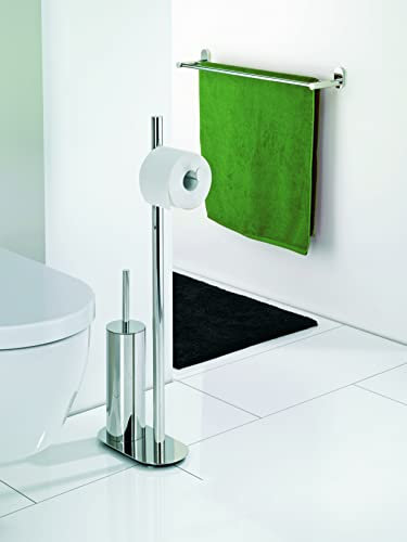 kela Badematte rutschfest 50 x 80 x 1,5 cm Maja, Badezimmerteppich dunkelgrau, waschbar, recyceltes Polyester, Flauschiger Badvorleger