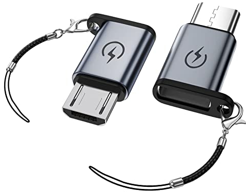 Micro auf Lig-htn-ing Adapter, io s auf Micro Stecker, Lig-htn-ing Buchse auf Micro Stecker Adapter (2), unterstützt Keine Kopfhörer