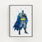 DYKGRAAF Arkham Splash, DIN A4 Hochformat (210x297 mm), Kunstdruck Poster für Wohnzimmer, Art Print Schlafzimmer, Küche, Esszimmer, Wandbild Geschenk Wanddeko - ohne Rahmen