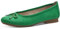Jana Women's 8-22164-41 Ballet Flat, Green, 4 UK