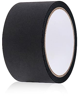 XiyaxiVici Textil Gewebeband Schwarz für Buchreparatur 50 mmx10 m Selbstklebend Textilklebeband Gewebebänder Fabric Tape Bastelband Hochleistungs Säurefreies Bastelband