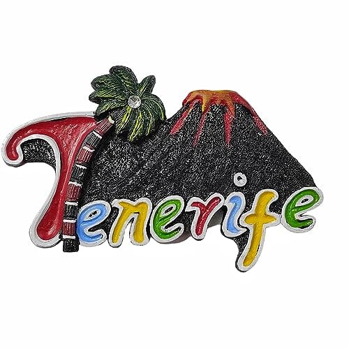 3D Tenerife Spain Fridge Magnet Travel Souvenir Refrigerator Decoration Magnetic Sticker Hand Painted Craft