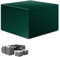 Funshot Funda protectora para muebles de jardín con cubos, resistente al agua y al viento, cubierta para mesa de patio al aire libre, cubierta de muebles de ratán, protección UV, color verde, 125 x