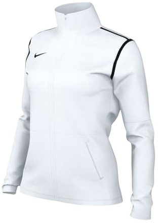 Nike W NK DF Park20 TRK JKT K R Longueur des Hanches, Blanc/Noir, XL Femme