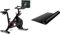 Peloton Bike+ | Indoor Stationary Exercise Bike with 24” HD, Anti-Reflective Rotating Touchscreen & Fahrradmatte | 182,9 x 91,4 cm mit 4 mm Dicke, kompatibel mit Peloton Bike oder Bike + Schwarz