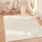 Paco Home Tapis Salon Chambre Adulte Poil Long Shaggy Motif Scandinave Motif Boho Arc-en-Ciel Lavable Beige Crème, Dimension:80x150 cm