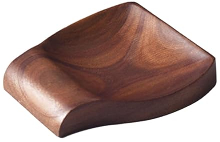 perfk Repose-cuillère porte-cuillère en bois lisse, louche de cuisson, fourchettes, facile à nettoyer, repose-ustensile, comptoir, baguettes, plateau de