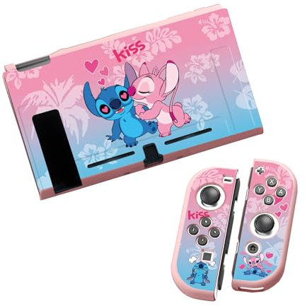 Funda Protectora Compatible con Switch NS, Carcasa Protectora de Silicona Case Resistente Anti-Arañazo Cover Accesorios Compatible con Switch NS, Hecho de Material TPU (A)