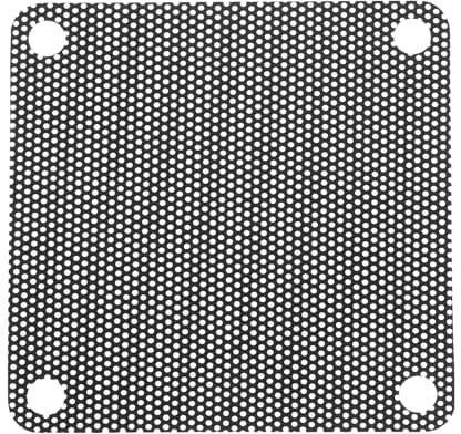 sourcing map 10PCS PC Dust Filter, 60mmx60mm PVC Computer Case Cooler Dustproof Mesh Cover Fan Grills for Computer Chassis Speaker, Black