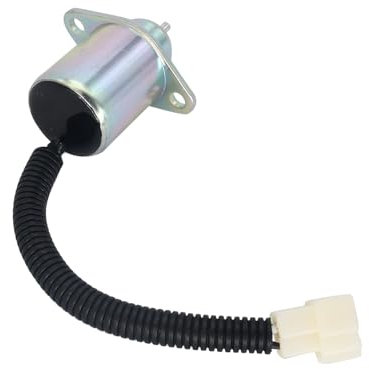 Galloparts 1503ES12A5UC5S Solénoïde d'arrêt de carburant 12 V 1745460010 SA4569T 2848A27 16616-6001-0 Compatible avec tracteur Kubota B1700D B1700E BX2200 B1700HSE F2200 260 °C 2560